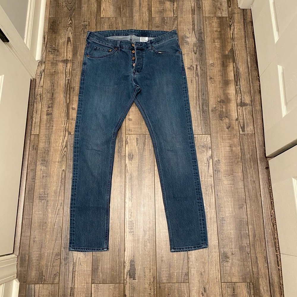 H&M skinny fit jeans.